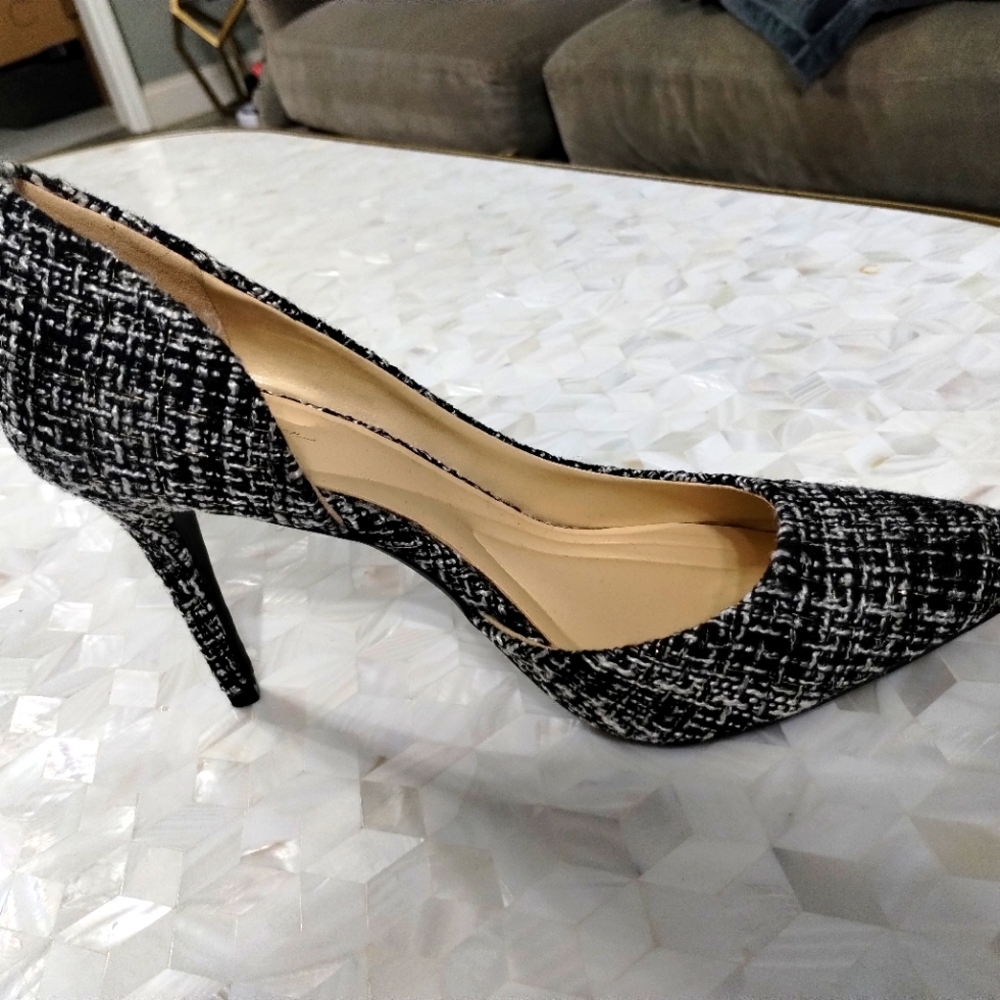 Elegant Black and White Women's Heels